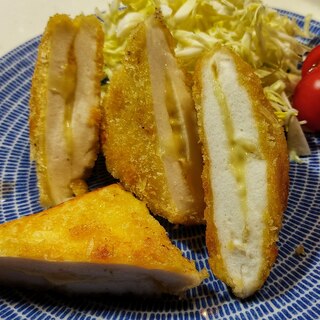 揚げ焼きで美味しい！はんぺんチーズフライ